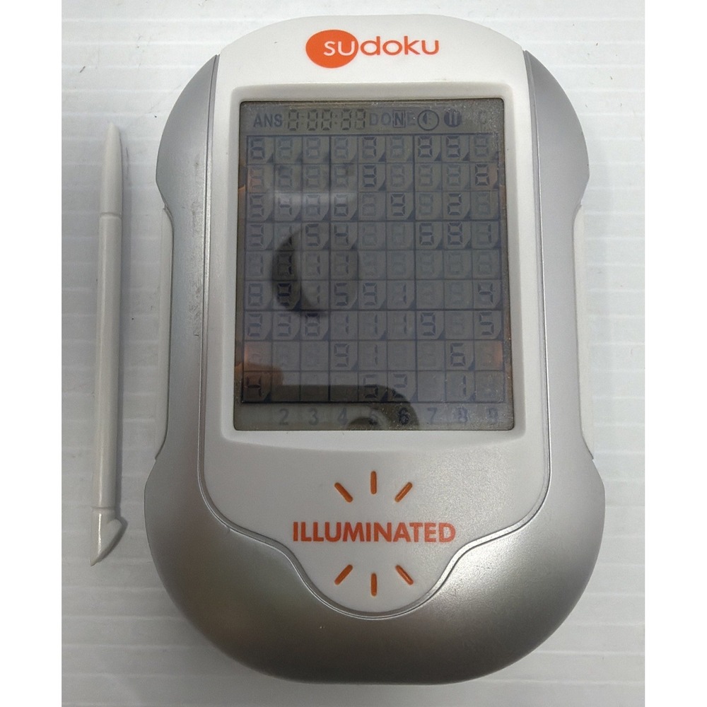 Sudoku Illuminated Electronic Travel Game Techno Source Light TouchScreen 2006